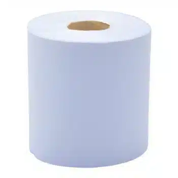 Roll of blue paper towels