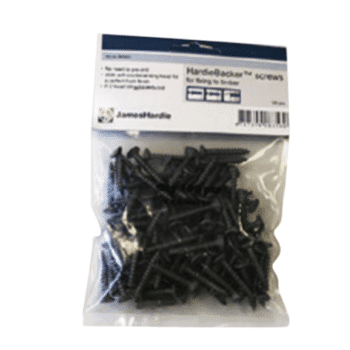 Bag of black screws